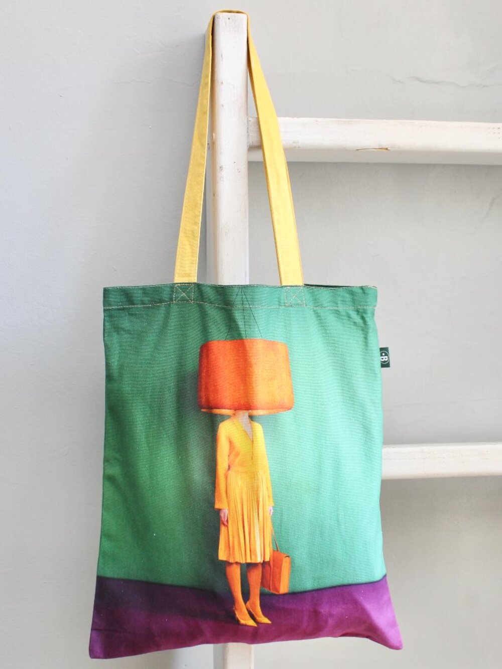 Buzzi Space Avant Garde Abstract Designer Graphic Canvas Tote Bag